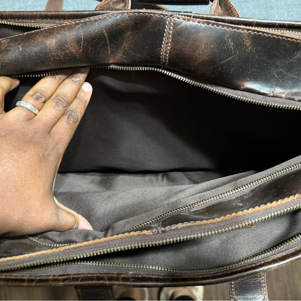 Leather Briefcase - Picture 6 of 12